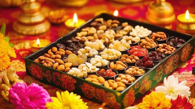 Traditional Sweets & Dry Fruits Box