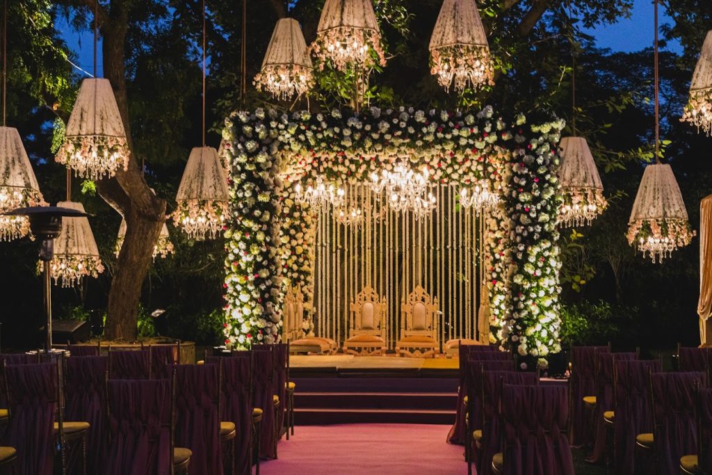 Floral Wedding Stage Decoration