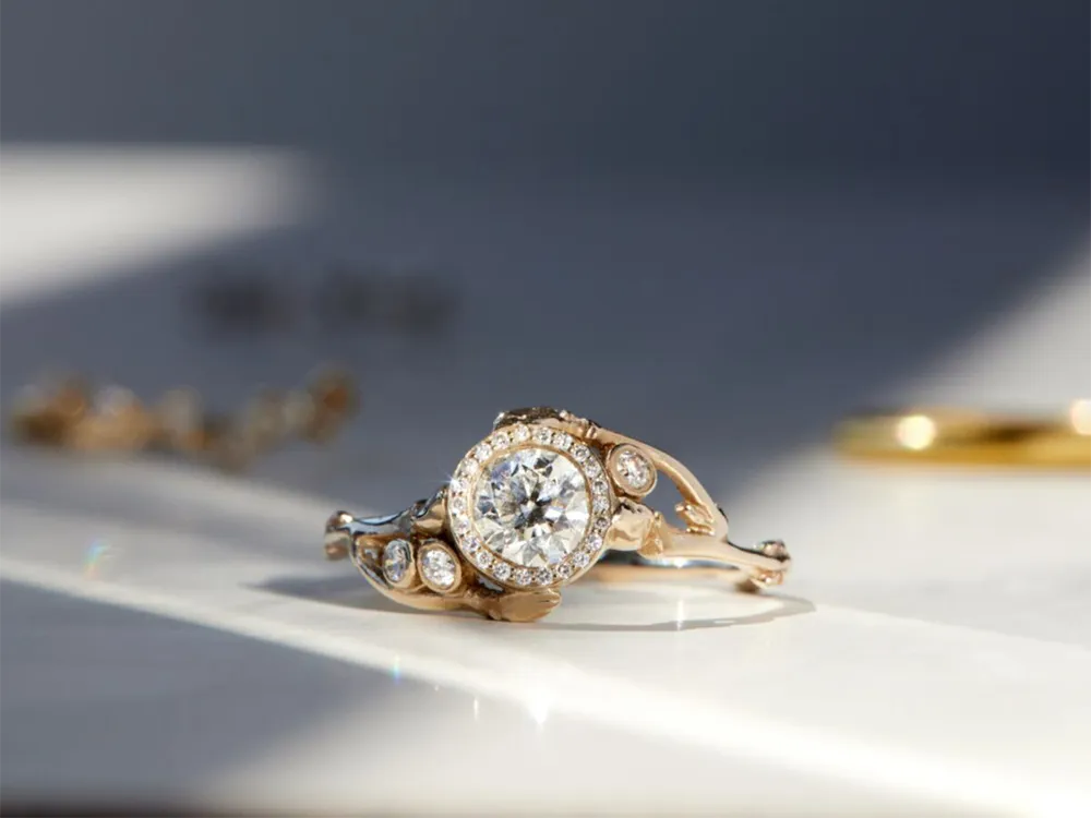 Halo Diamond Ring for women