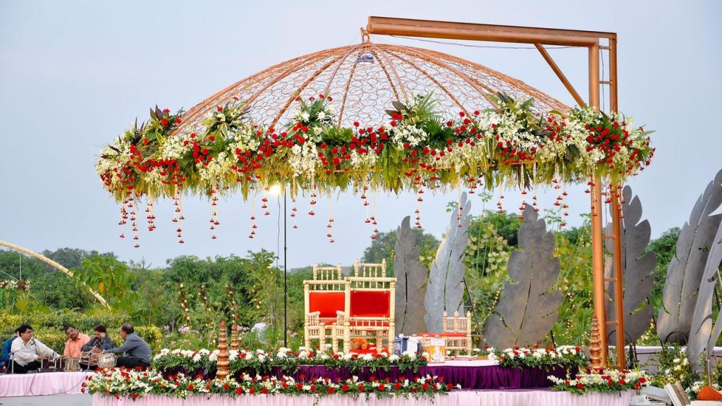 Floral Umbrella Decor