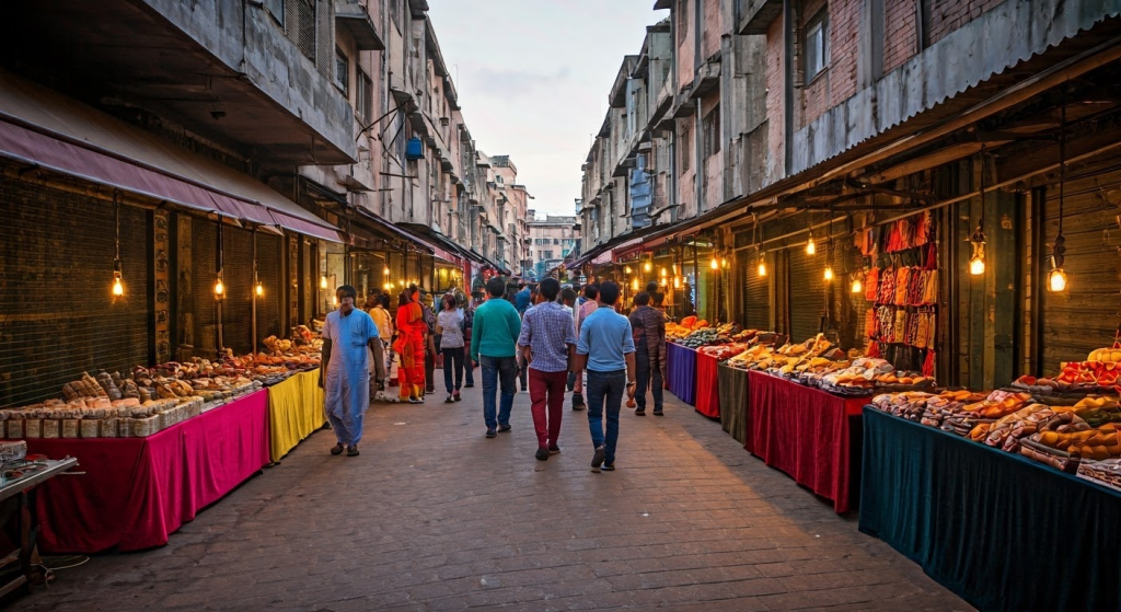 Explore the Night Bazaar at MG Road