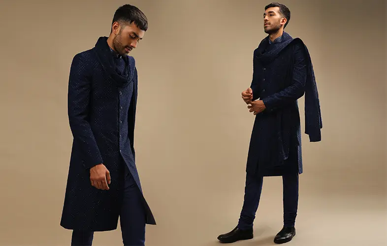 Sherwani with Churidar Pants
