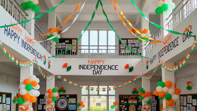 Tricolour Balloon Decorations