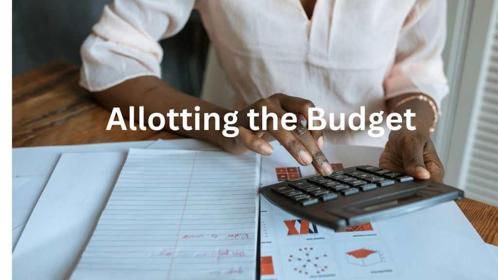 Allotting the Budget for Holi Event