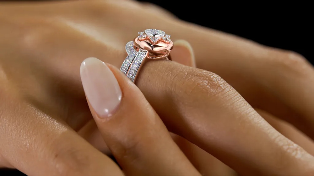 Rose Gold Wedding Ring for women