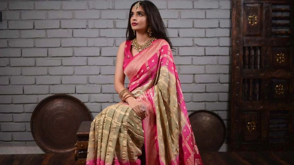 Bandhani Saree from Rajasthan