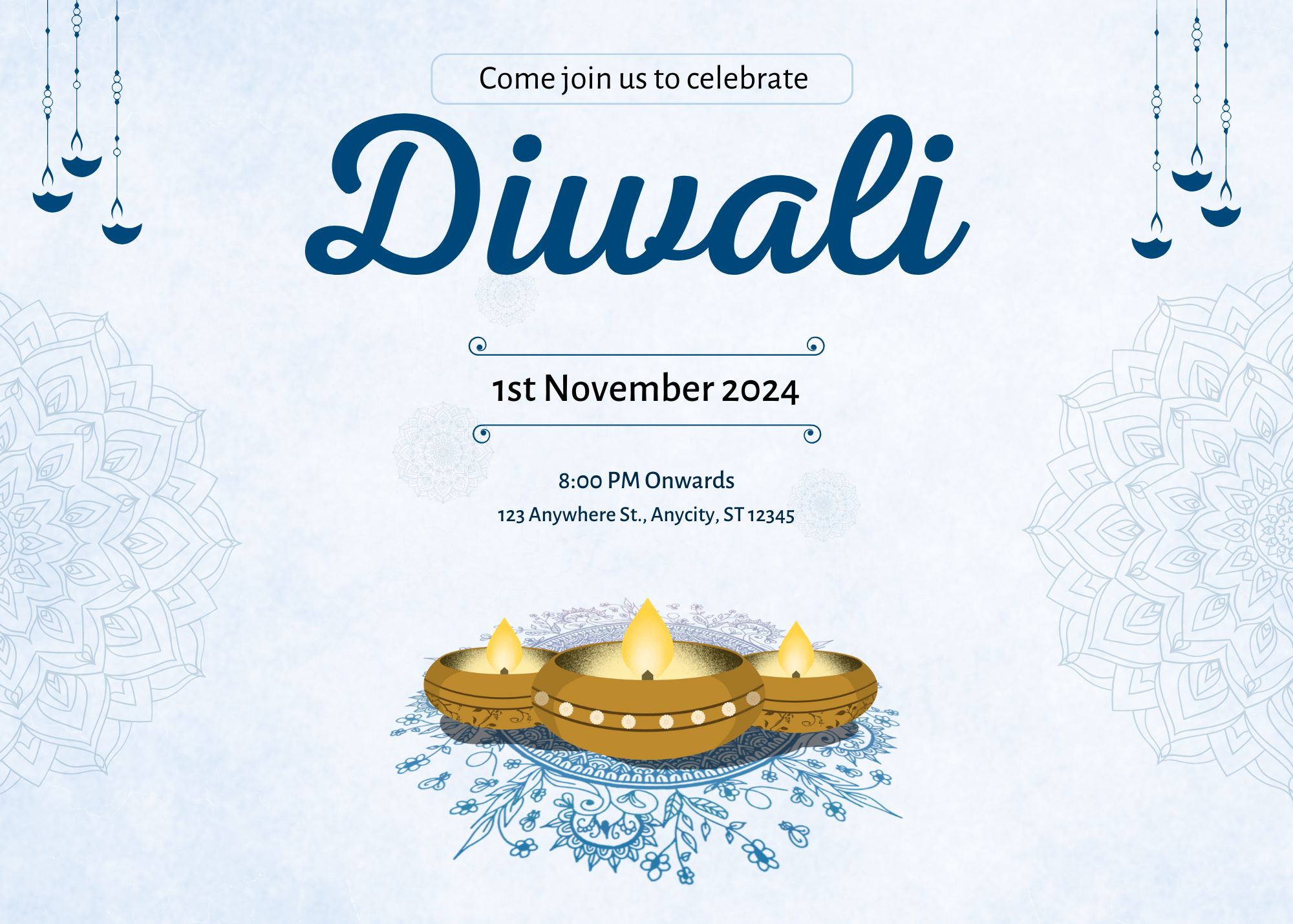 Best Diwali Invitation Card