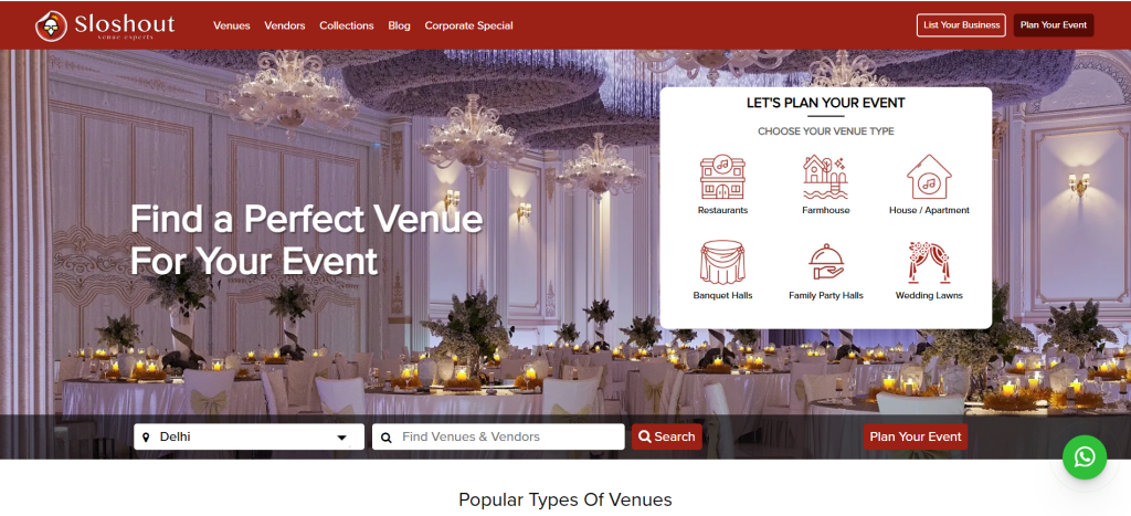 Wedding Preparation-Book The Venue-Sloshout