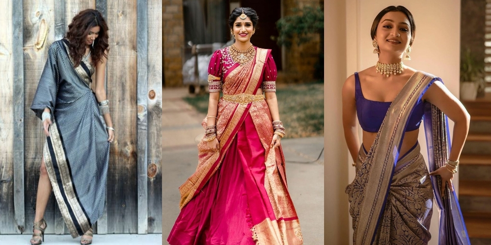 Different Draping Styles for Kanjeevaram Saree for Wedding