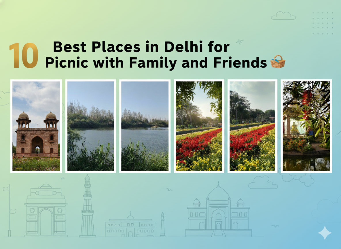 10 Best Places in Delhi for Picnic with Family and Friends