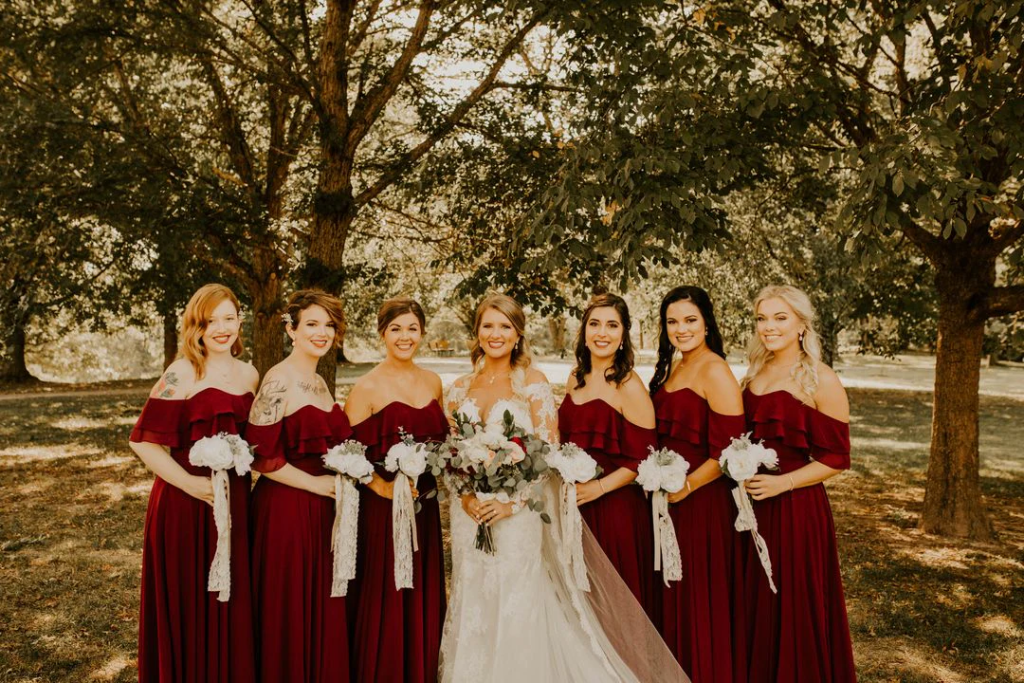 Deep Burgundy and Wine 