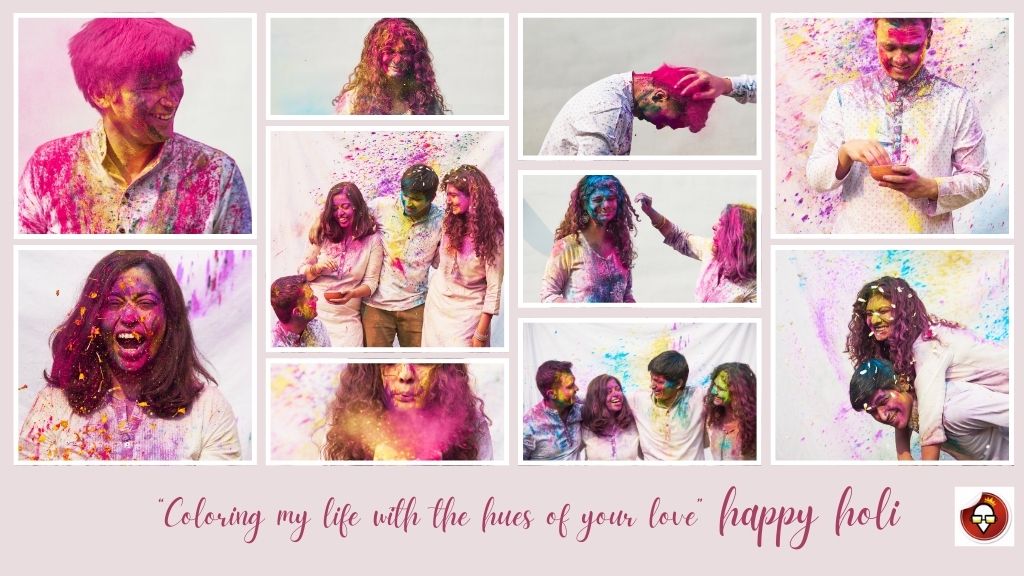Holi Captions for Girlfriend Boyfriend-Sloshout
