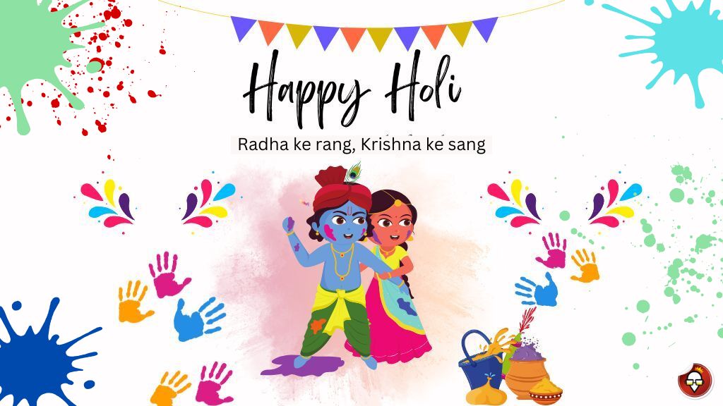 Krishna Holi Captions-Sloshout