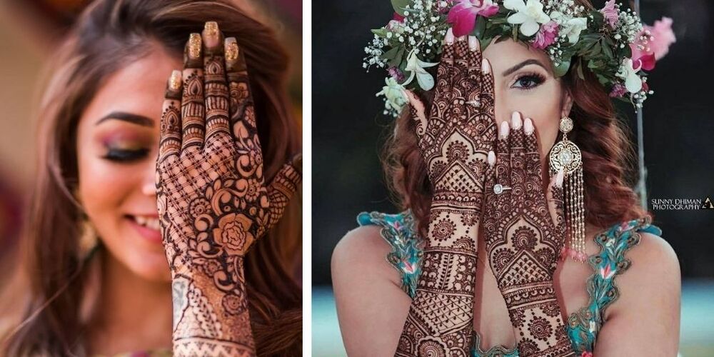 Portrait Dulhan Mehndi