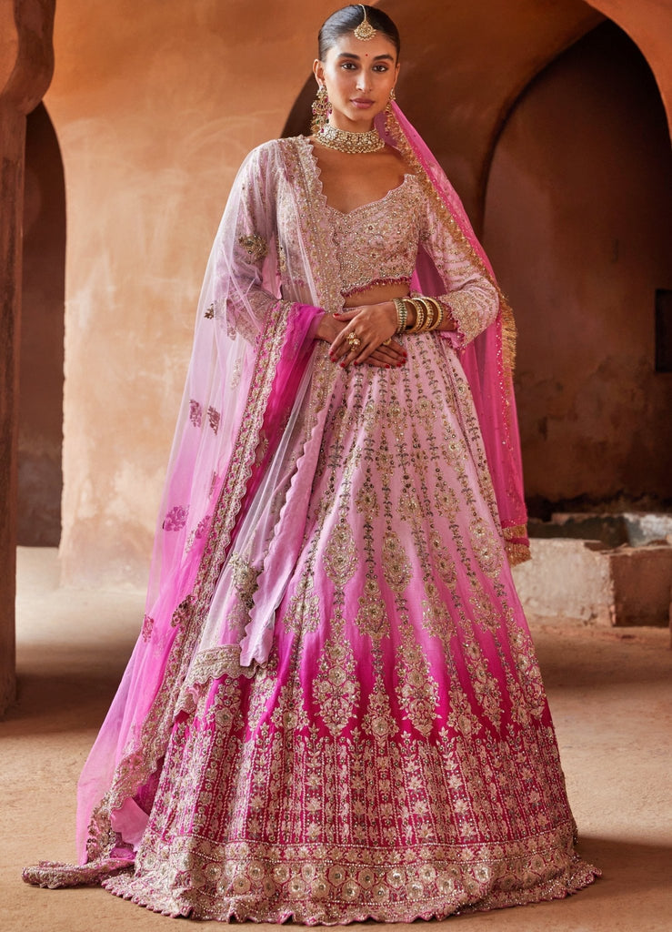 Ombre Lehenga For Brides-Sloshout