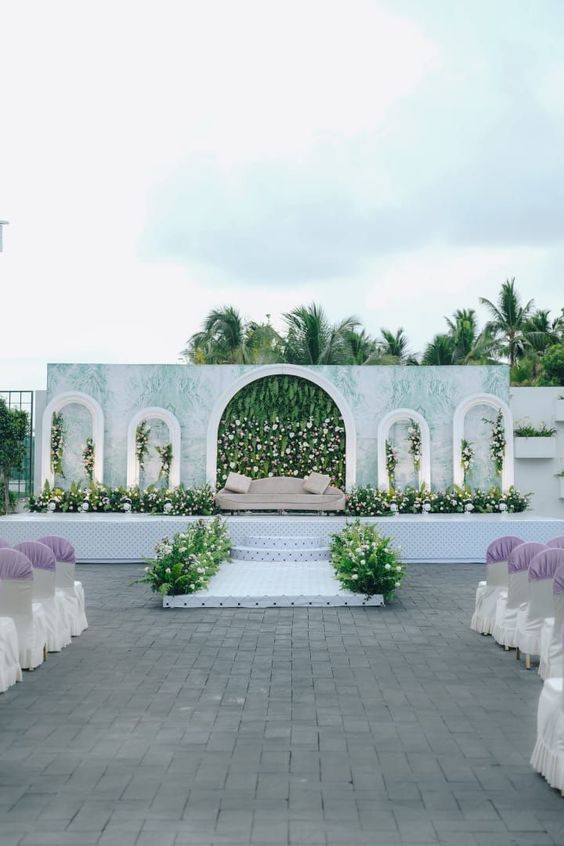 Outdoor Wedding Stage Decoration