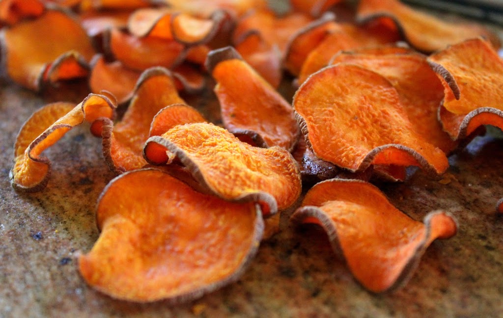 Oven baked potato chips
