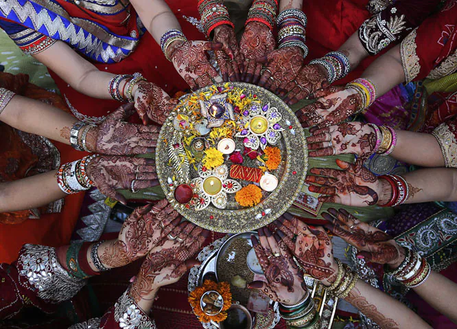 Pass the Teej Thali