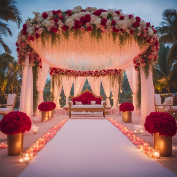 Romantic Wedding Theme - Indian Wedding Theme
