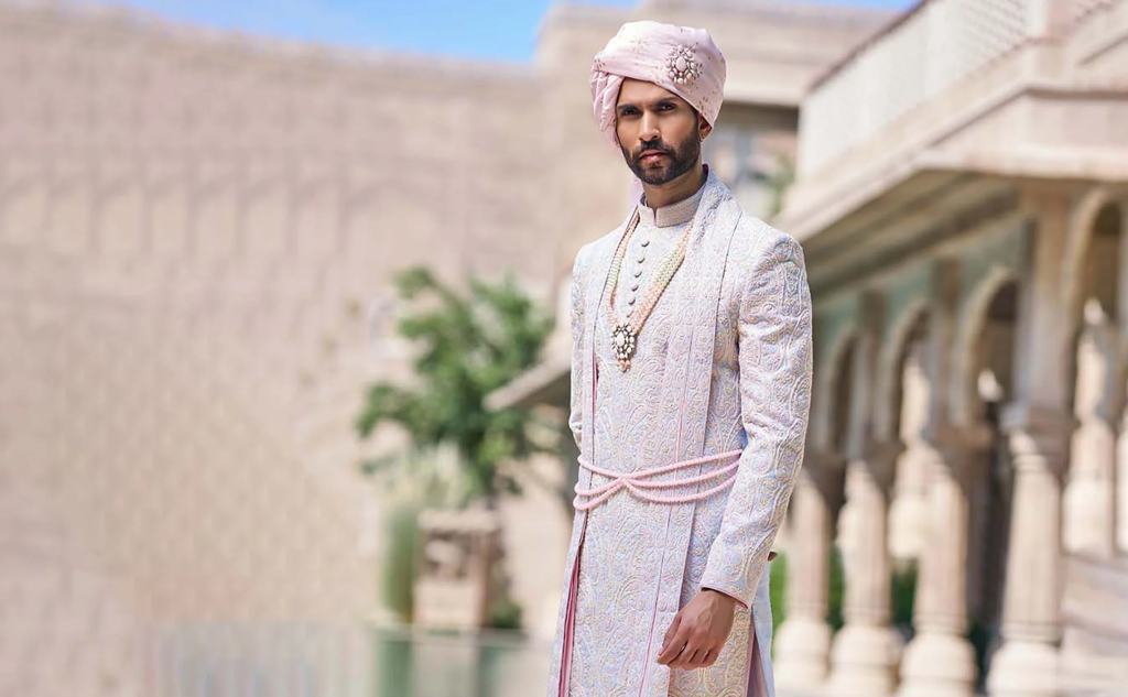 Pastel Coloured Sherwani