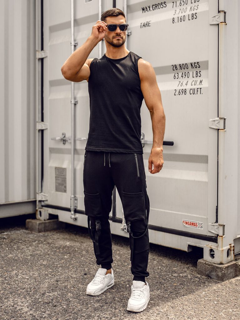Sleeveless Tops with Joggers