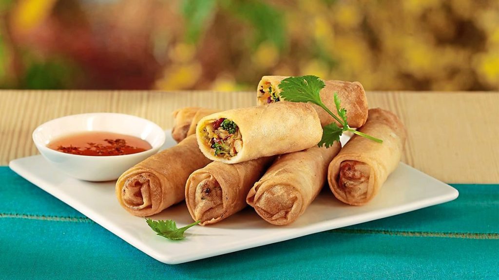 Continental Dishes-Spring Rolls- Sloshout