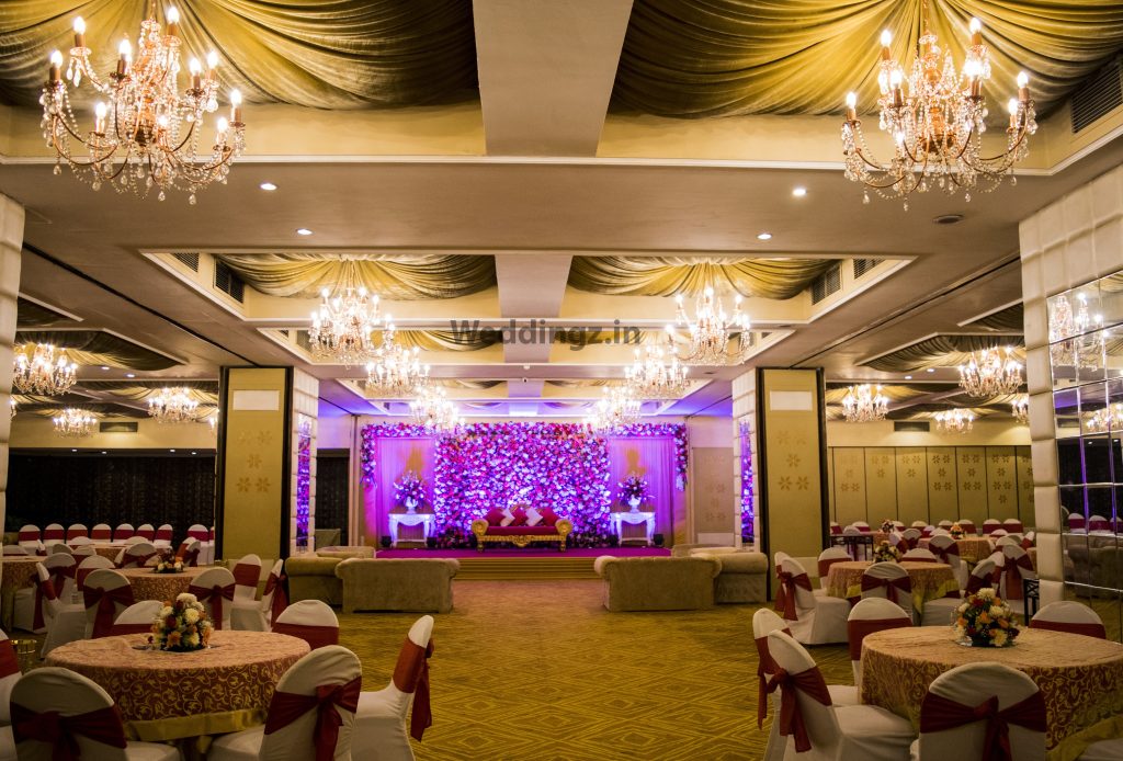 The Suryaa banquet hall for wedding event