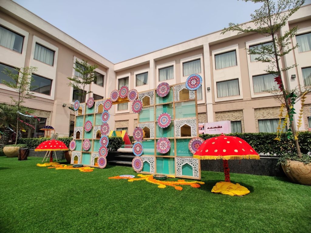 Tivoli Grand Resort Hotel - wedding lawn in Alipur