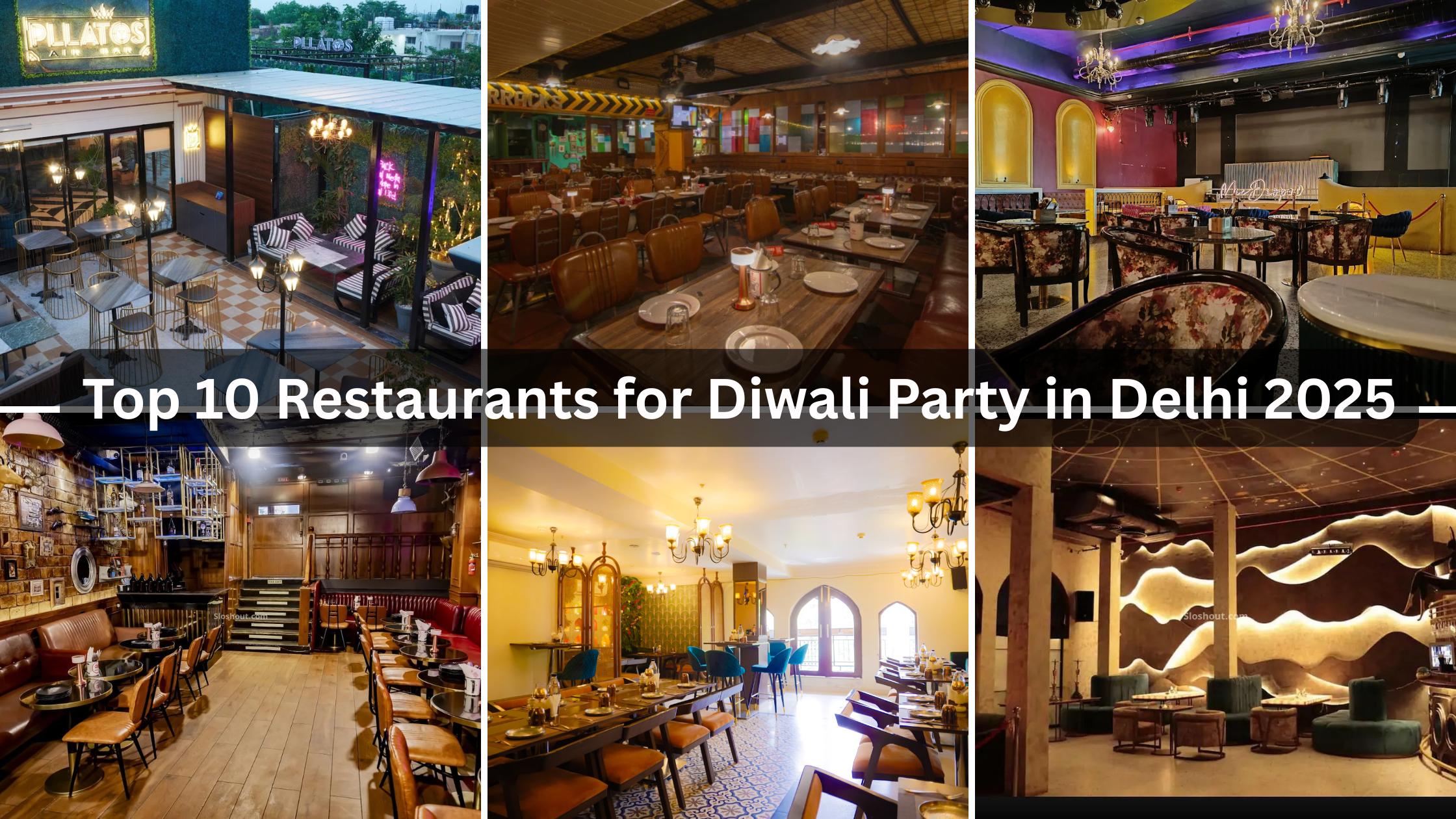 Top 10 Restaurants for Diwali Party in Delhi 2025