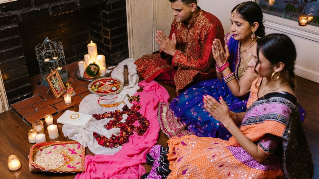 Traditional Pooja and prayer