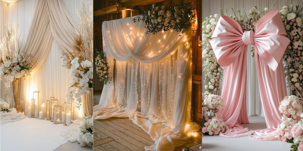 Fairy Lights + Drapes = Dreamy Ambience