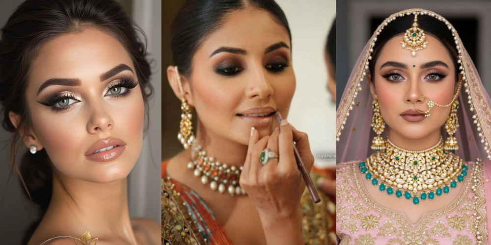 Smokey Eyes with Nude Lips