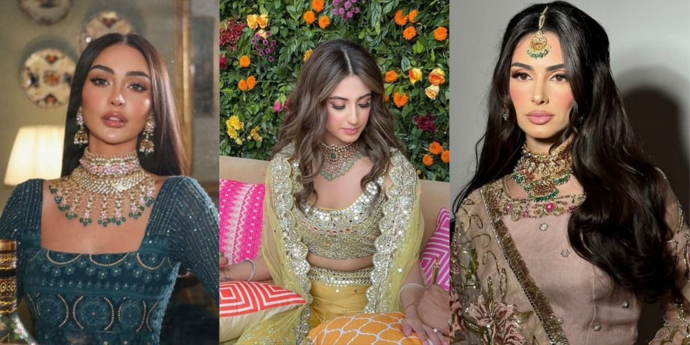 Fresh Floral Look for Mehndi
