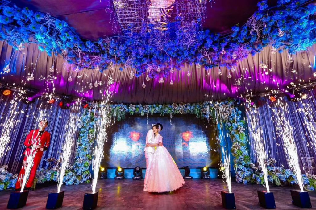 Glittering Firework Night Decor