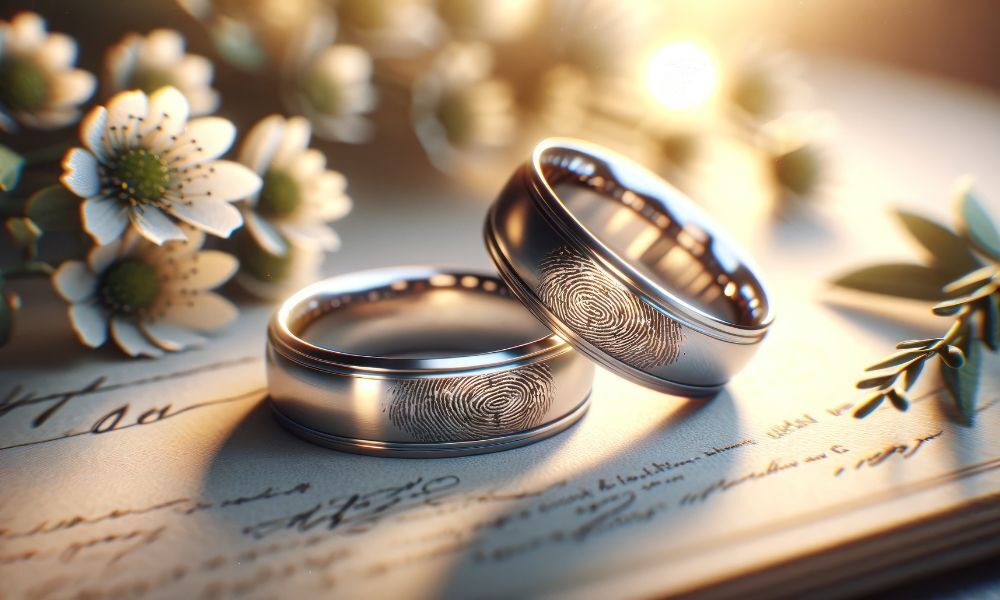 Custom-Engraved Bands rings for women