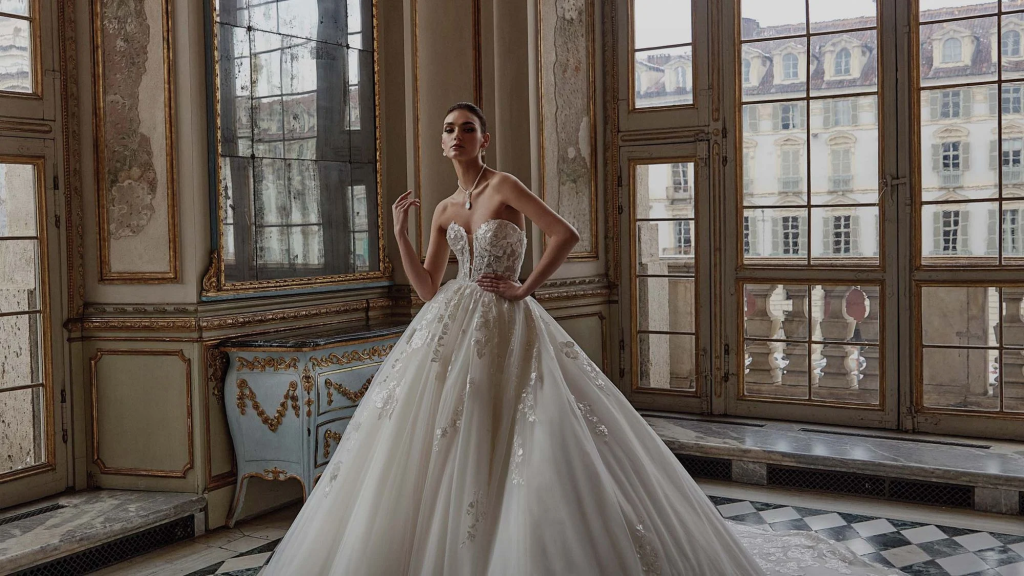 Embroidered Gown