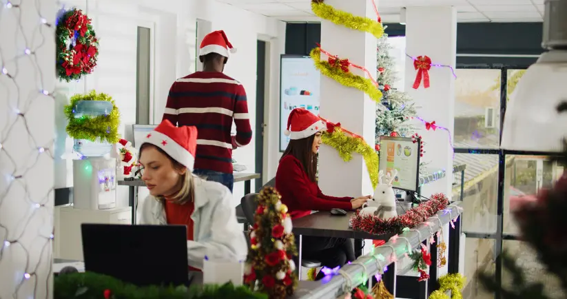 Christmas Office Decorations