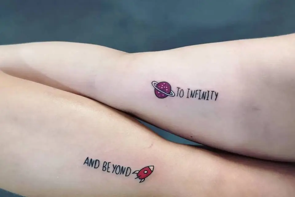 Unique Soulmate Connection Tattoo