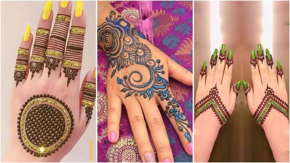 Glitter Mehndi Accents