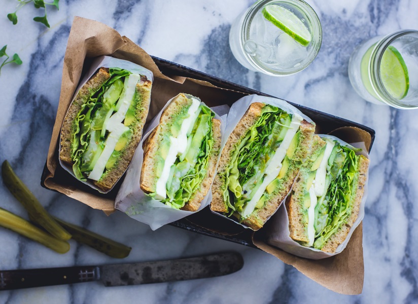 Green Goddess Sandwiches