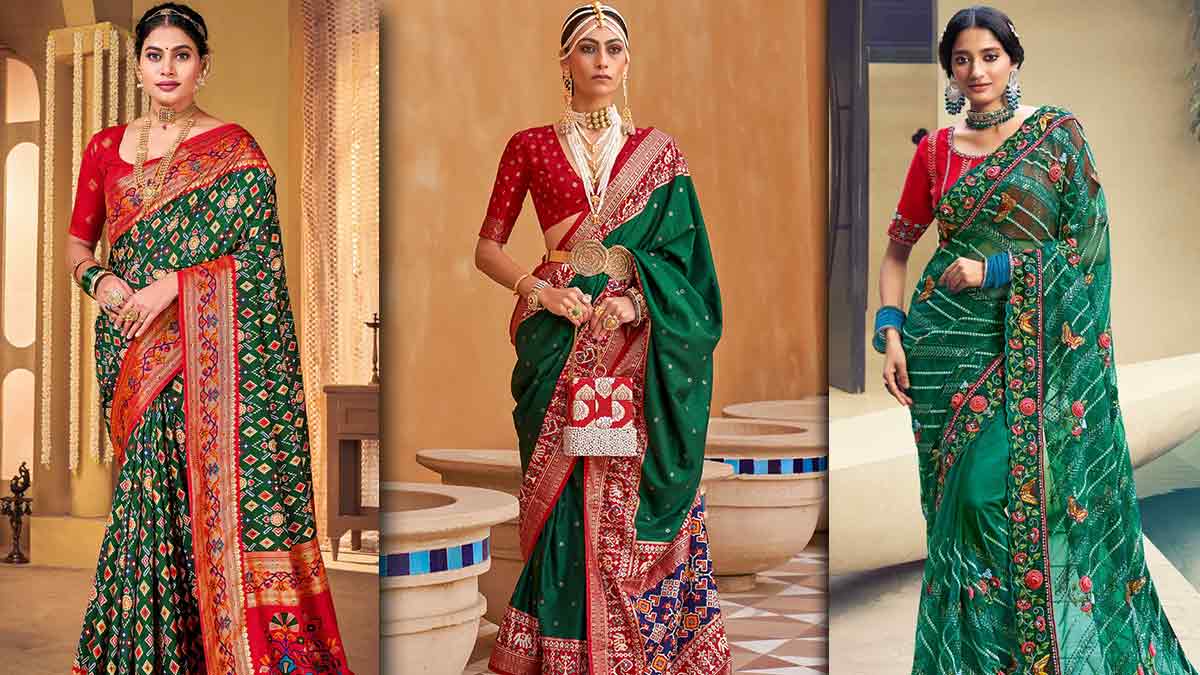 Teej Special Saree