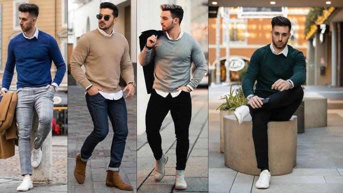 Sweater over Shirt