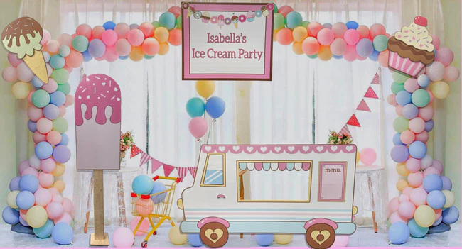 Ice Cream Balloon Decoration 