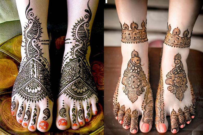 Anklet-Inspired Mehndi