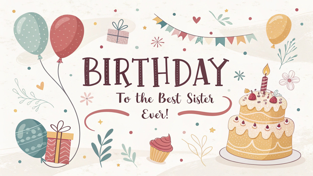 Sweet & Emotional Birthday Wishes for Sister
