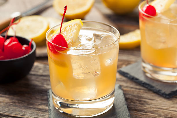 Whiskey Sour Cocktail Drink