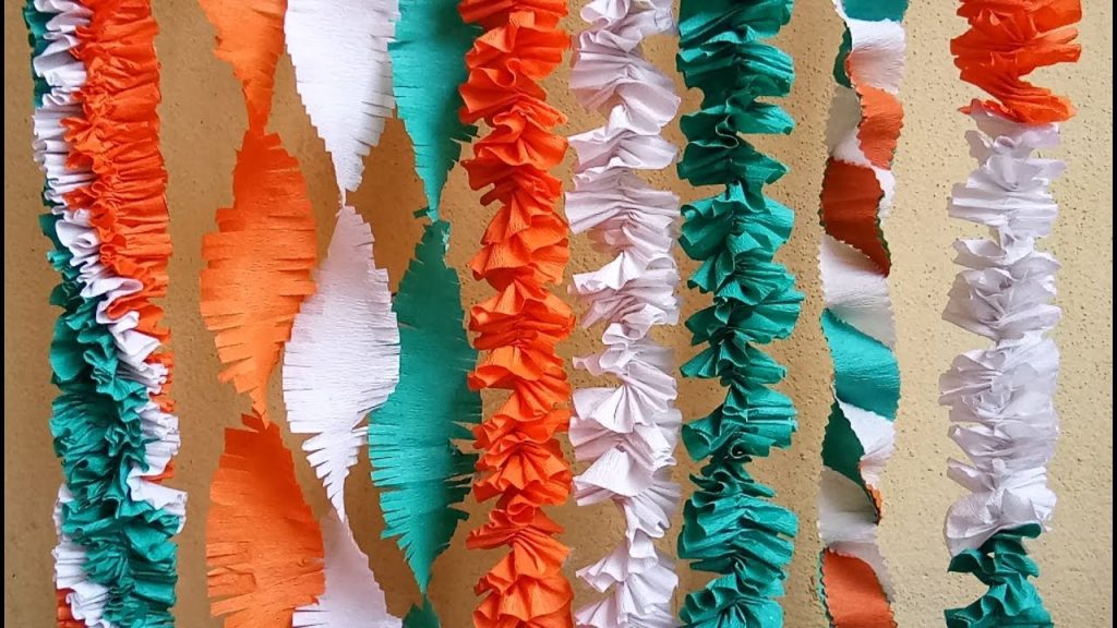 Ceiling Streamers and Paper Fans