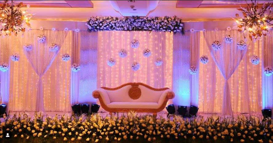 Indian Muslim Wedding Stage Decoration