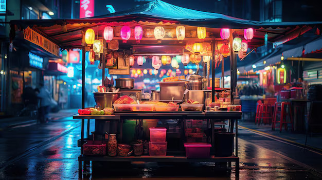 Try Nighttime Street Food