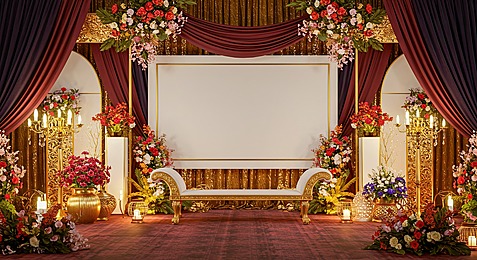 Fabric Drapes for a Stylish Backdrop